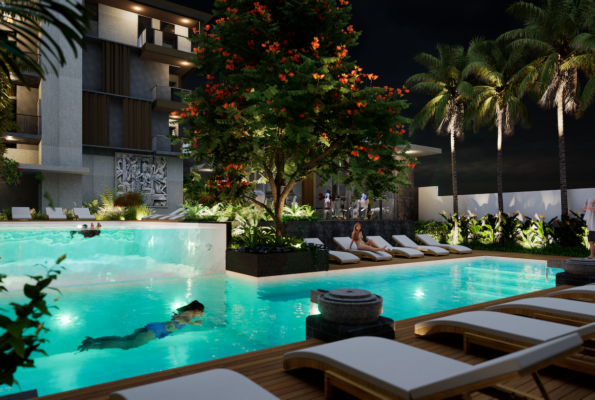 bali resort landscape