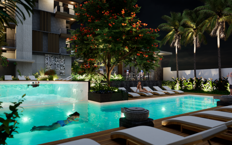bali resort landscape